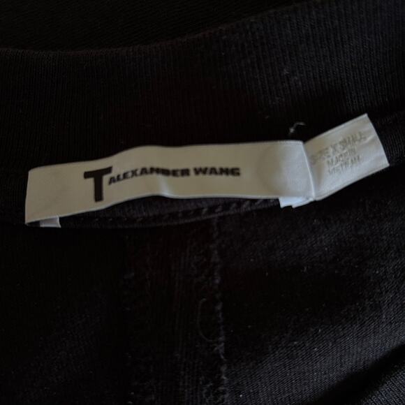 T by Alexander Wang Wash and Go Side Cinch Cotton Mini Dress - Picture 3 of 3